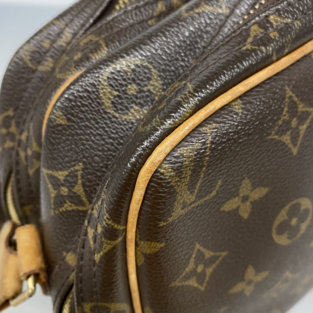 Louis Vuitton Shoulder Bag Monogram Reporter PM Brown — view 7