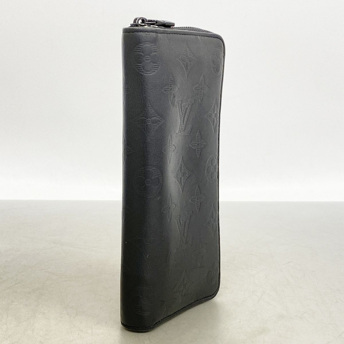 Louis Vuitton Wallet Monogram Shadow Zippy Vertical Black — view 2