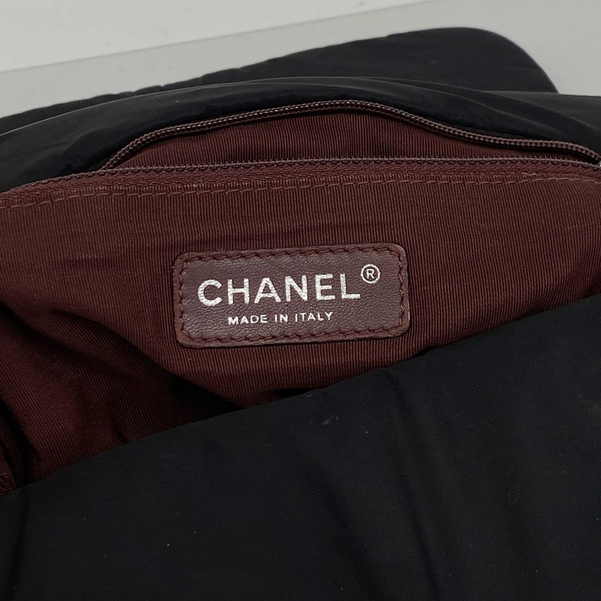 Chanel Shoulder Bag Paris Vizance Nylon Black Silver — view 5