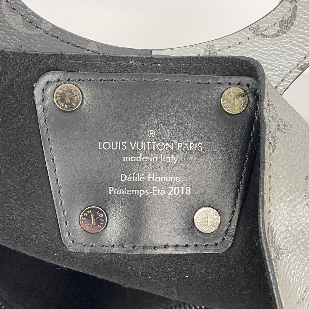 Louis Vuitton Tote Monogram Eclipse Split Black Gray — view 5