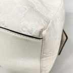 Gucci Pouch Sherry Line Guccissima Leather White Silver — view 6