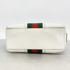 Gucci Pouch Sherry Line Guccissima Leather White Silver — view 3