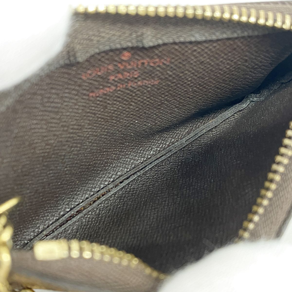 Louis Vuitton Coin Purse Damier Pochette Cles Ebene — view 3