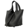 Hermes Handbag Picotin Lock PM Taurillon Clemence So Black