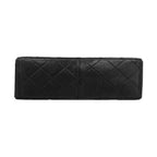 Chanel Shoulder Bag Mini Quilted Lambskin Black Gold — view 3
