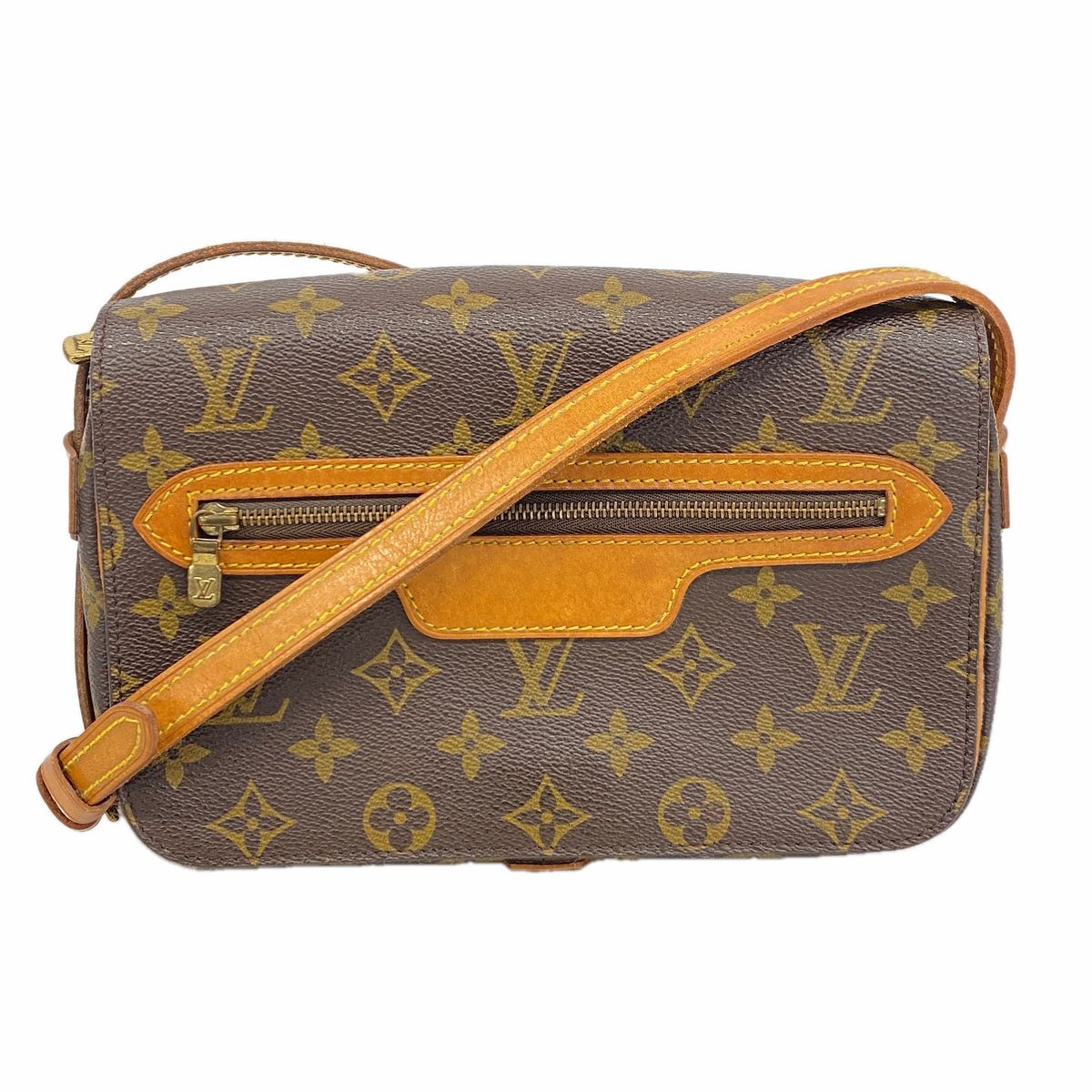 Louis Vuitton Shoulder Bag Monogram Saint Germain 24 Brown