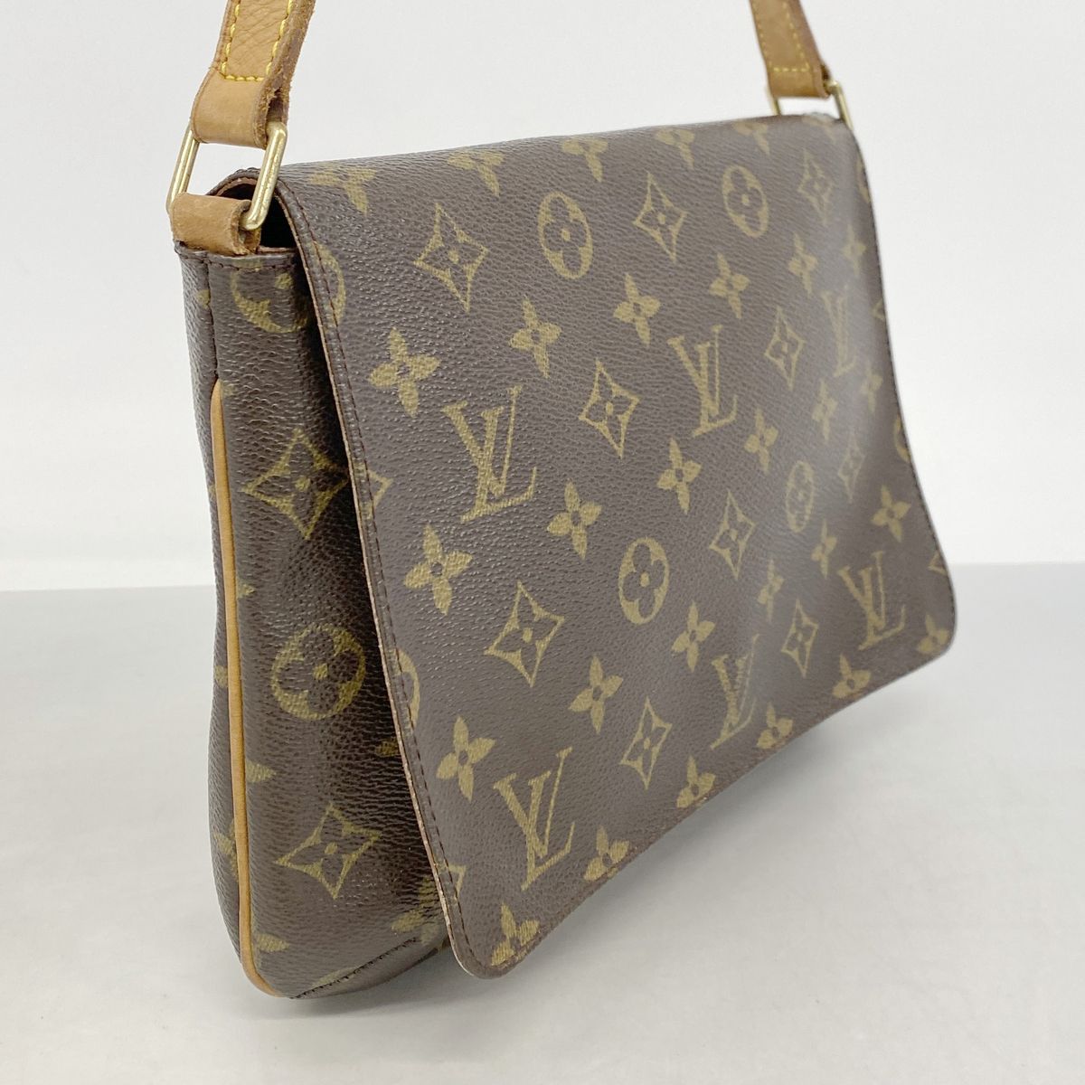 Louis Vuitton Shoulder Bag Monogram Musette Tango Brown — view 2