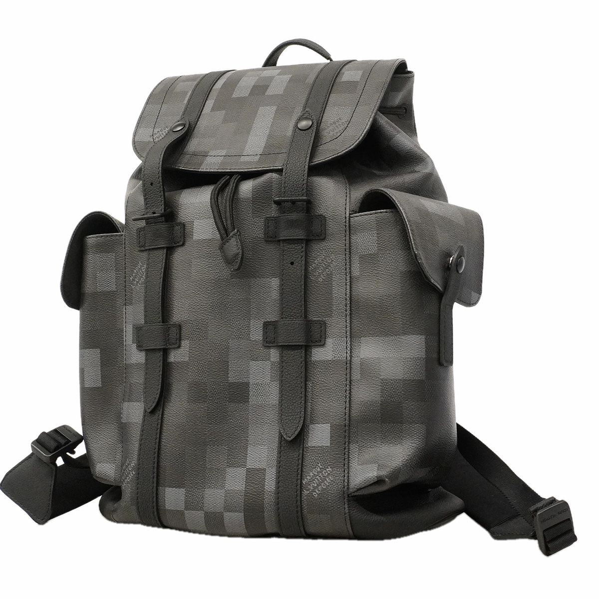 Louis Vuitton Backpack Damoflage Christopher MM Black