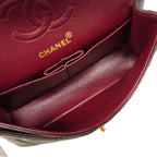 Chanel Shoulder Bag Quilted Lambskin Black Gold — view 4