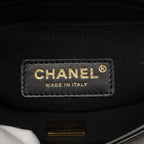 Chanel Shoulder Bag Quilted Lambskin Black Gold — view 5