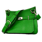 Hermes Shoulder Bag Jypsiere 31 Taurillon Clemence Bamboo Silver