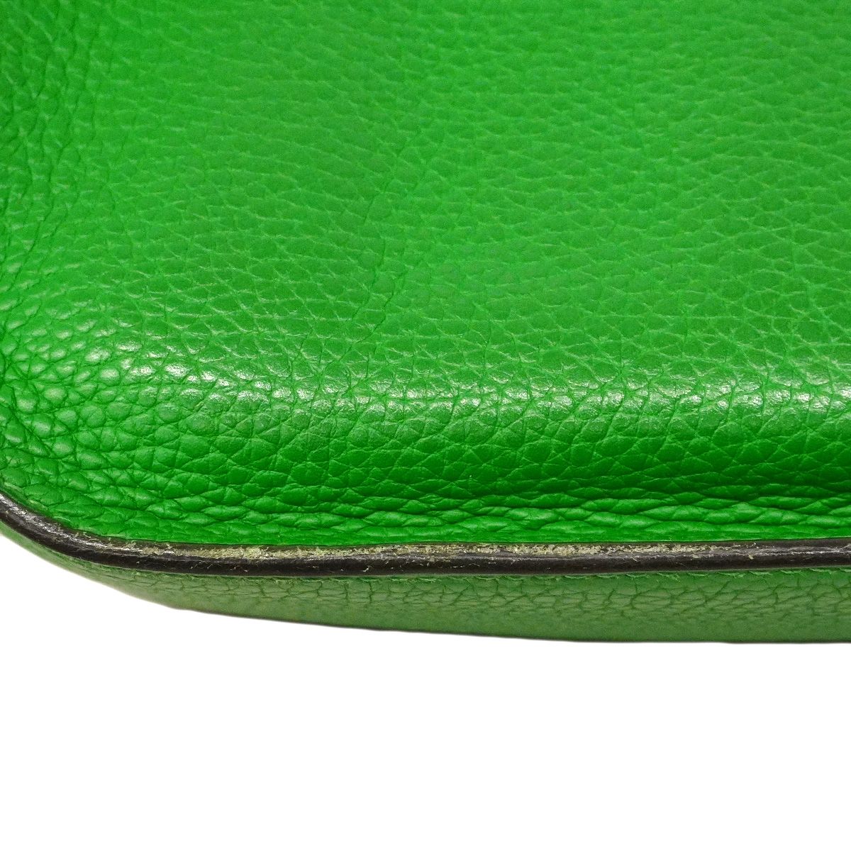 Hermes Shoulder Bag Jypsiere 31 Taurillon Clemence Bamboo Silver — view 6