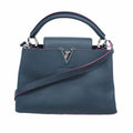 Louis Vuitton Handbag Taurillon Capucines MM Black 2-Way Bag