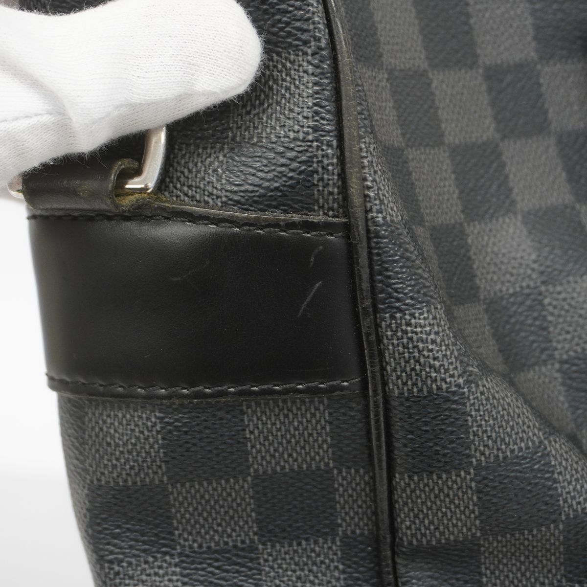 Louis Vuitton Tote Damier Graphite Tadao Black Gray — view 8