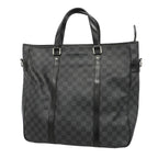 Louis Vuitton Tote Damier Graphite Tadao Black Gray