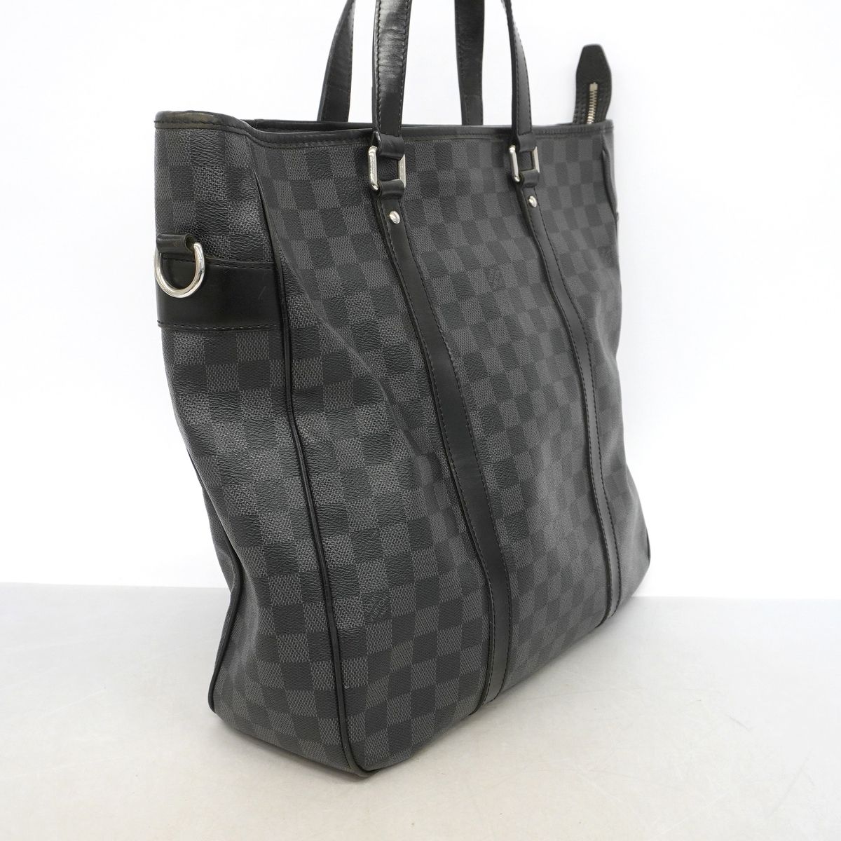 Louis Vuitton Tote Damier Graphite Tadao Black Gray — view 2