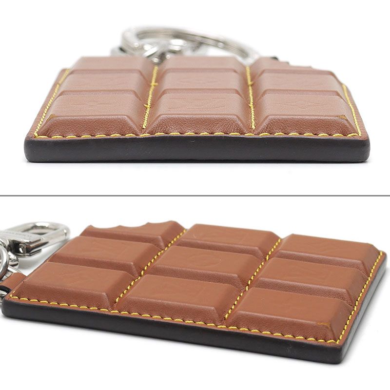 Louis Vuitton Bag Charm LV Chocolate Keychain — view 4