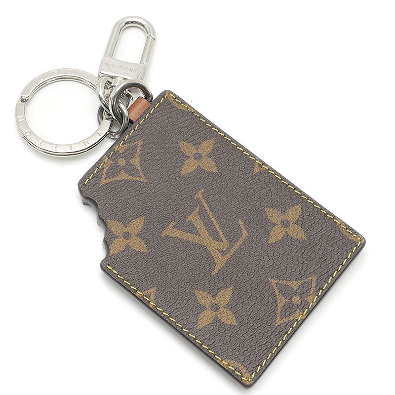 Louis Vuitton Bag Charm LV Chocolate Keychain — view 2