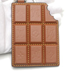 Louis Vuitton Bag Charm LV Chocolate Keychain — view 3