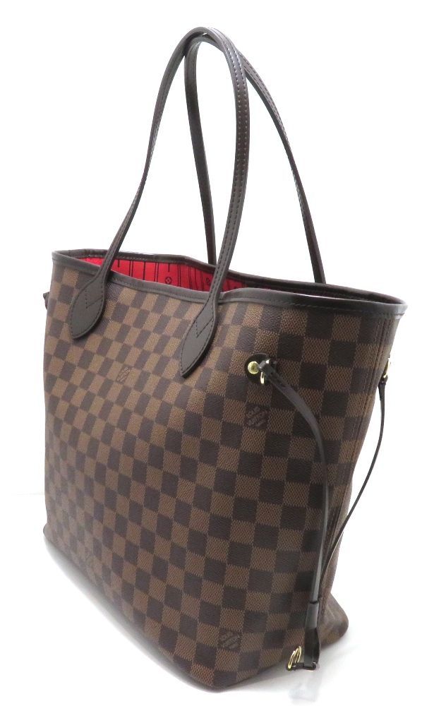 Louis Vuitton Neverfull MM Damier Tote Canvas Brown — view 2