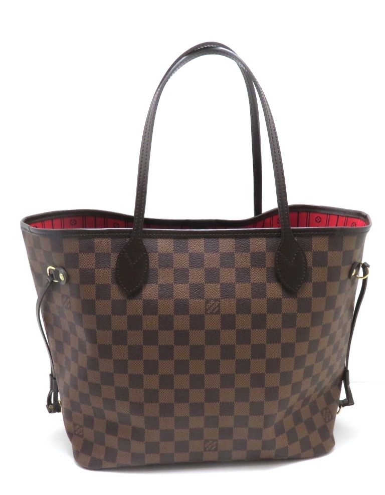 Louis Vuitton Neverfull MM Damier Tote Canvas Brown — view 3