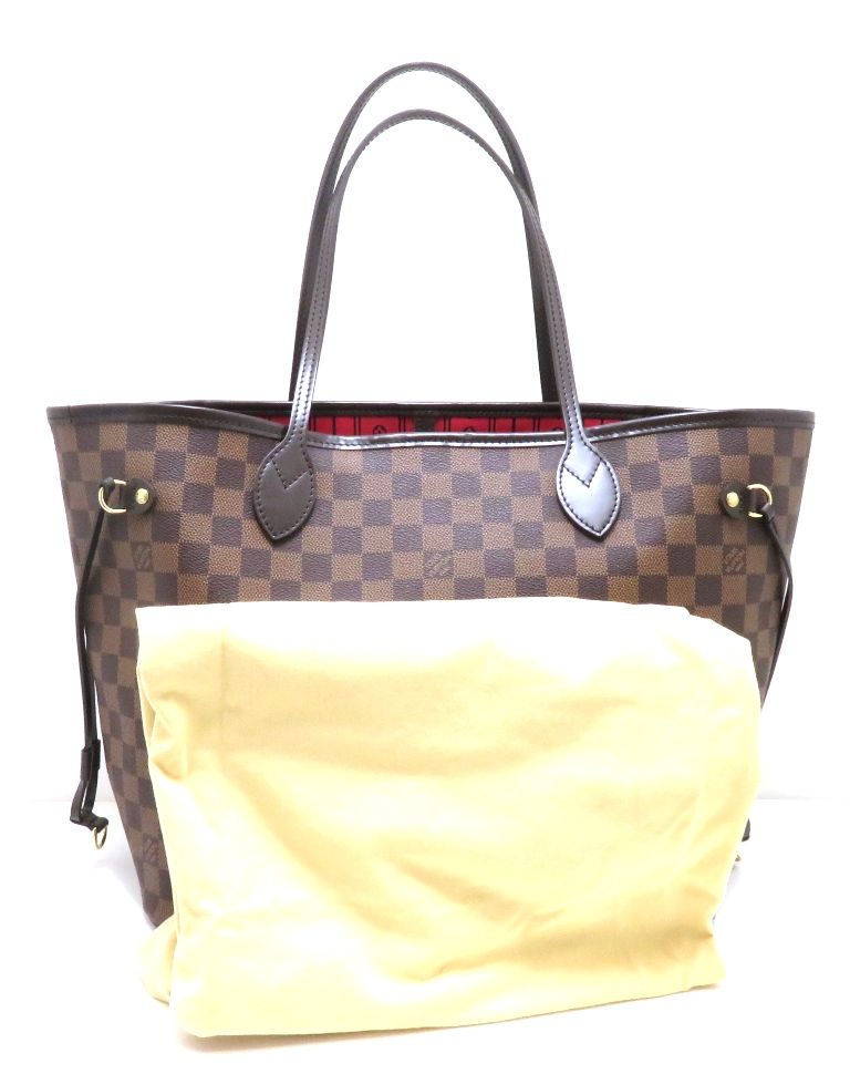 Louis Vuitton Neverfull MM Damier Tote Canvas Brown — view 6