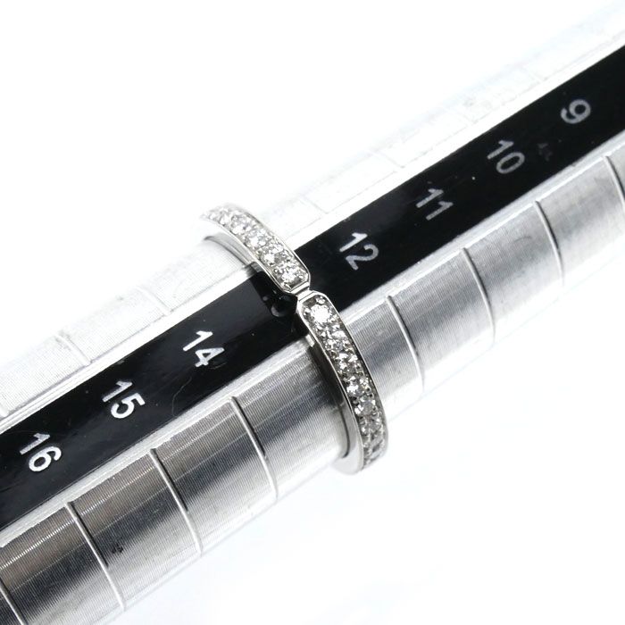 Hermes Platinum Ever Kelly Ring Diamond — view 6
