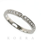Hermes Platinum Ever Kelly Ring Diamond