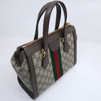 Gucci Ophidia Small Handbag 2-Way GG Supreme Canvas Gold — view 2