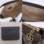 Gucci Ophidia Small Handbag 2-Way GG Supreme Canvas Gold — view 6