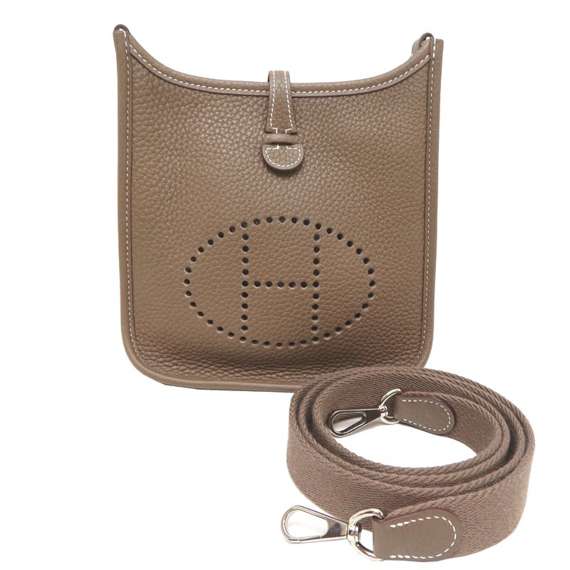 Hermes Shoulder Bag Gray