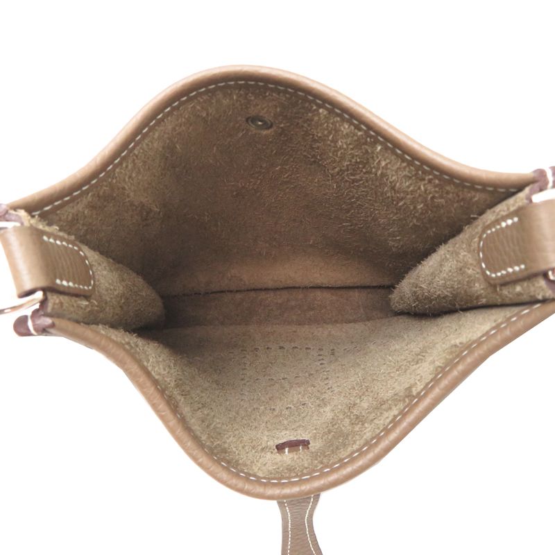 Hermes Shoulder Bag Gray — view 5