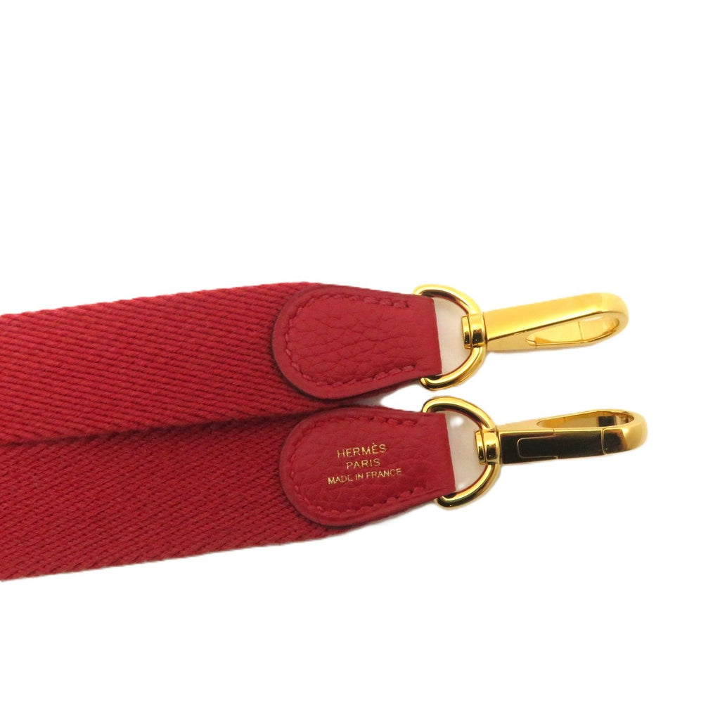 Hermes Evelyne TPM Rouge Shoulder Bag Taurillon Clemence — view 5