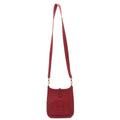 Hermes Evelyne TPM Rouge Shoulder Bag Taurillon Clemence