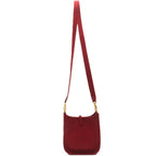 Hermes Evelyne TPM Rouge Shoulder Bag Taurillon Clemence — view 2
