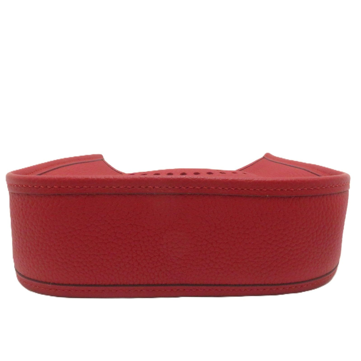 Hermes Evelyne TPM Rouge Shoulder Bag Taurillon Clemence — view 6
