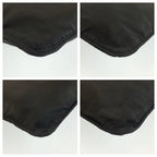 Prada Tessuto Black Silver Nylon Shoulder Bag Pochette — view 4