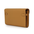 Hermes Kelly Wallet Long to Go Sesame Silver Evercolor — view 2