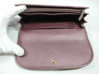 Gucci Wallet Double G Continental Bordeaux Leather Bifold Gold — view 5