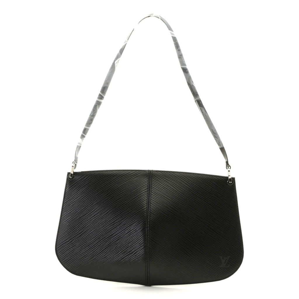 Louis Vuitton Pochette Demilune Pouch Epi Leather Noir
