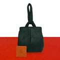 Loewe Vintage Anagram Logo Nappa Leather Handbag Mini Tote Green