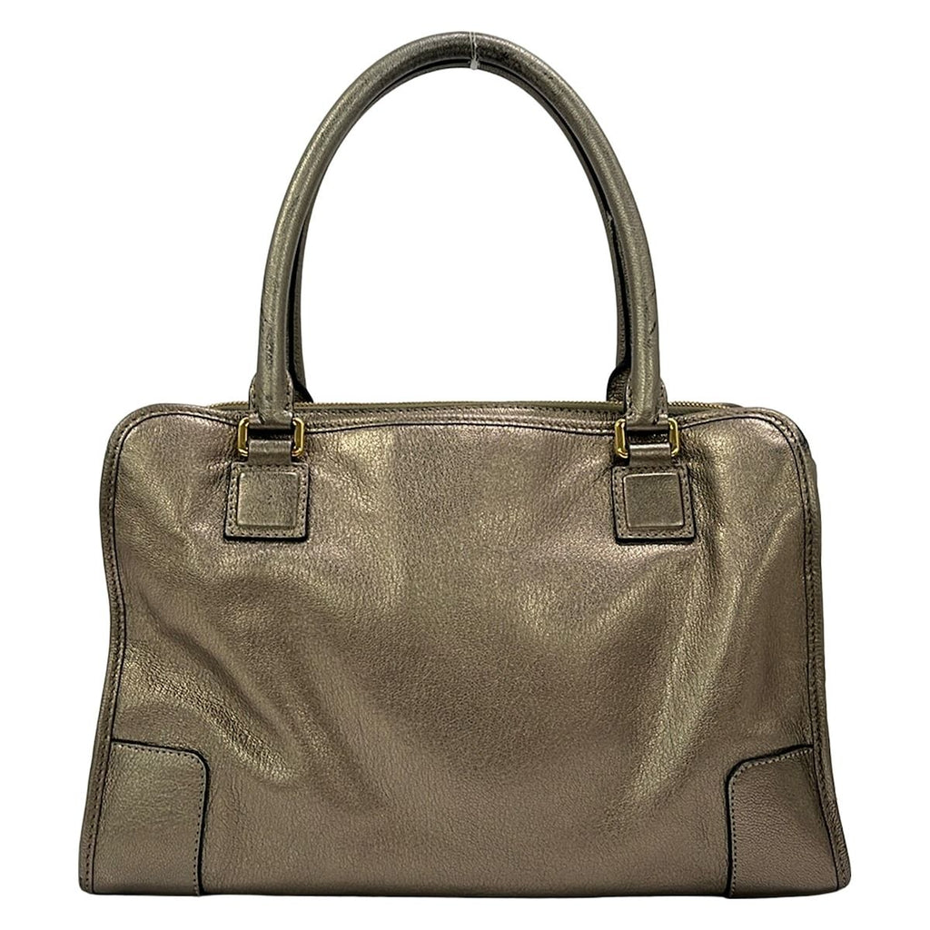 Loewe Handbag Amazona 36 Gray Leather — view 3