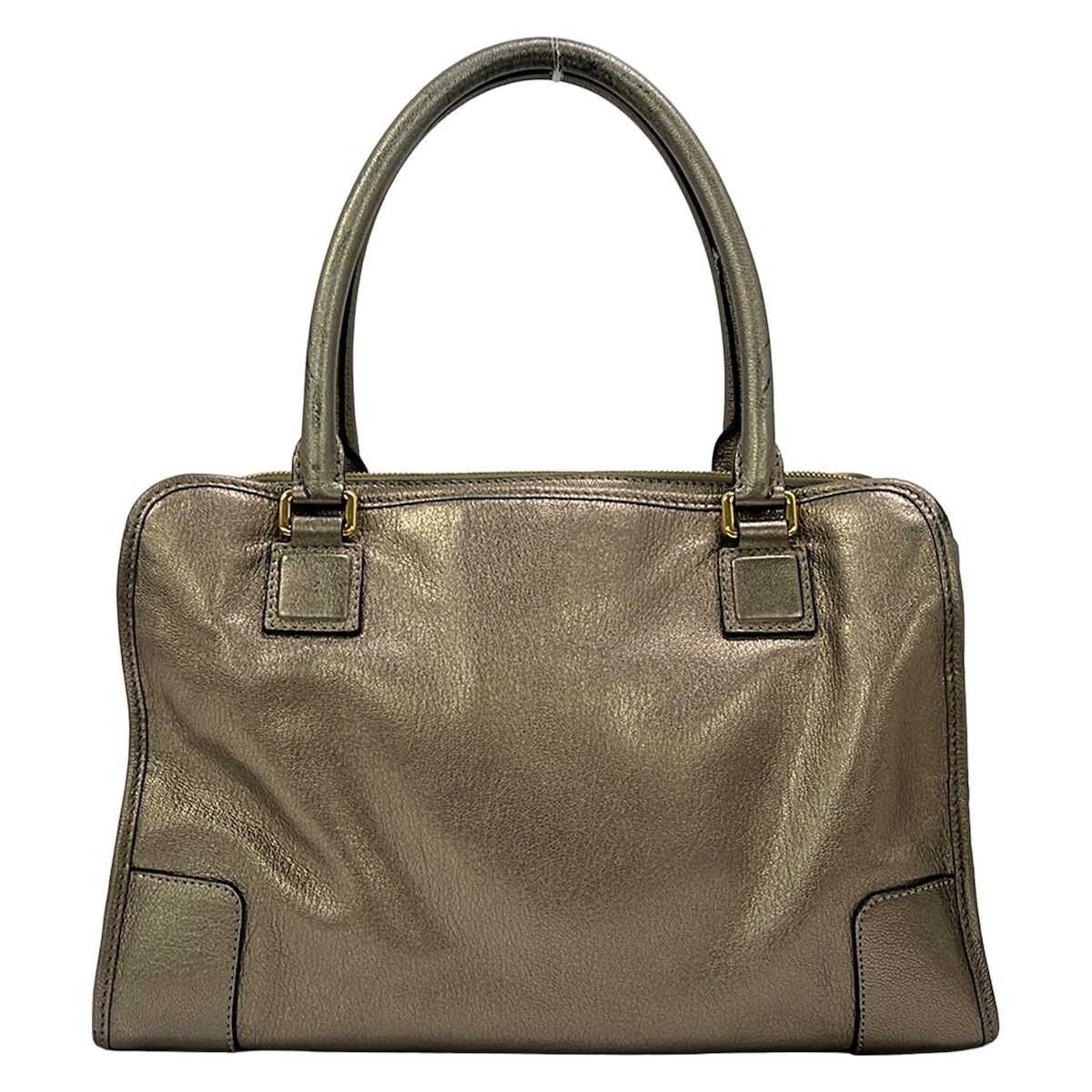 Loewe Handbag Amazona 36 Gray Leather — view 3
