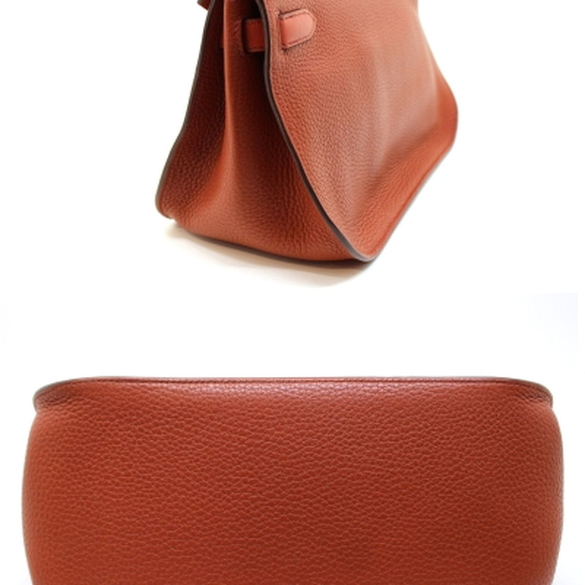 Hermes Jypsiere Shoulder Bag Sanguine Brick Silver — view 2