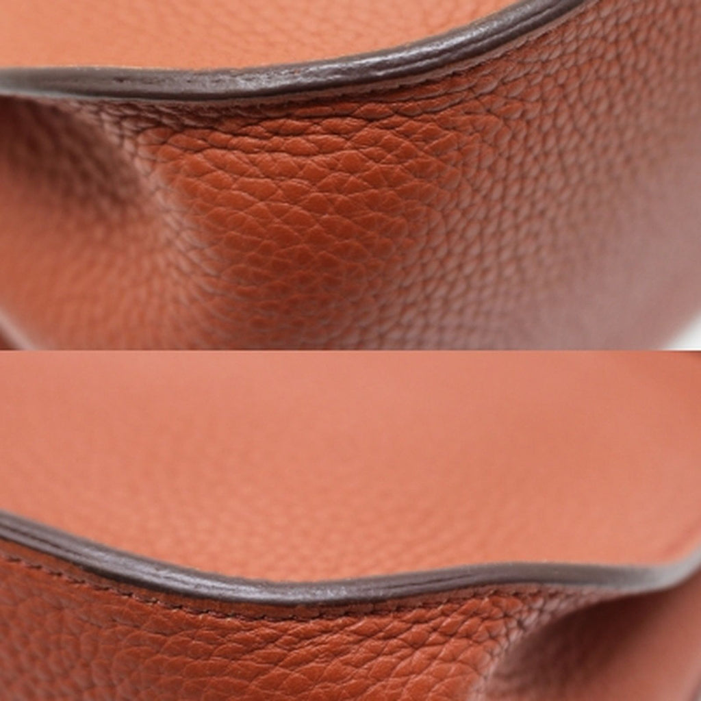 Hermes Jypsiere Shoulder Bag Sanguine Brick Silver — view 8
