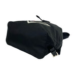 Prada Triangle Logo Tessuto Pocono Nylon Leather Backpack Black — view 8