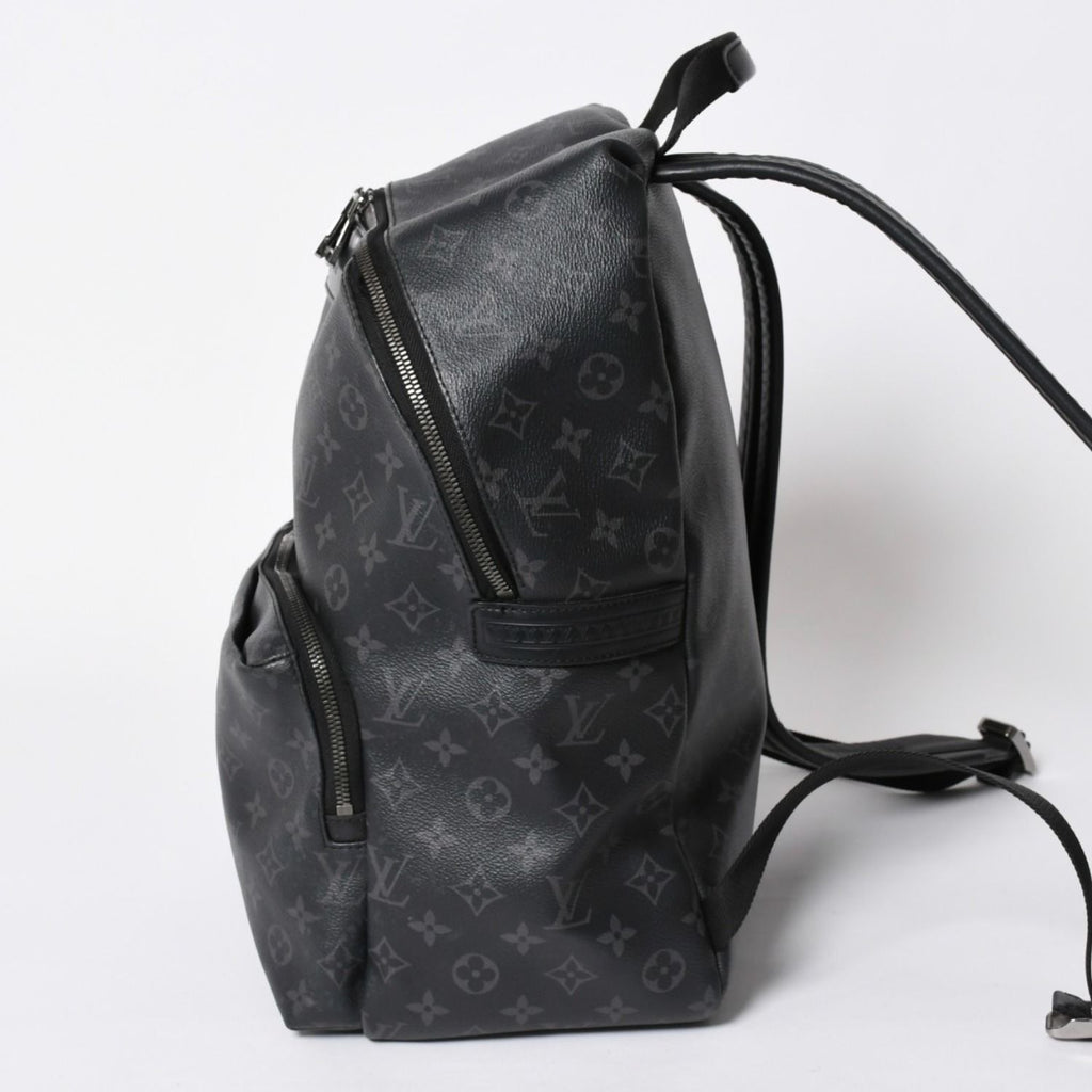 Louis Vuitton Apollo Backpack Monogram Eclipse Black Dark Gray Metal — view 4