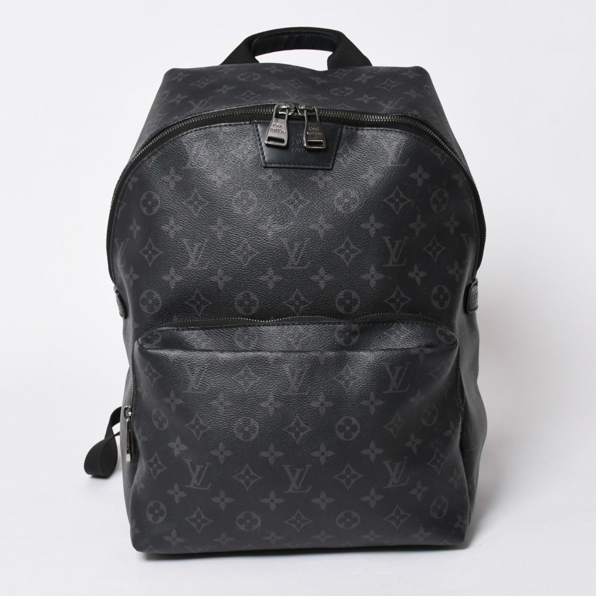 Louis Vuitton Apollo Backpack Monogram Eclipse Black Dark Gray Metal