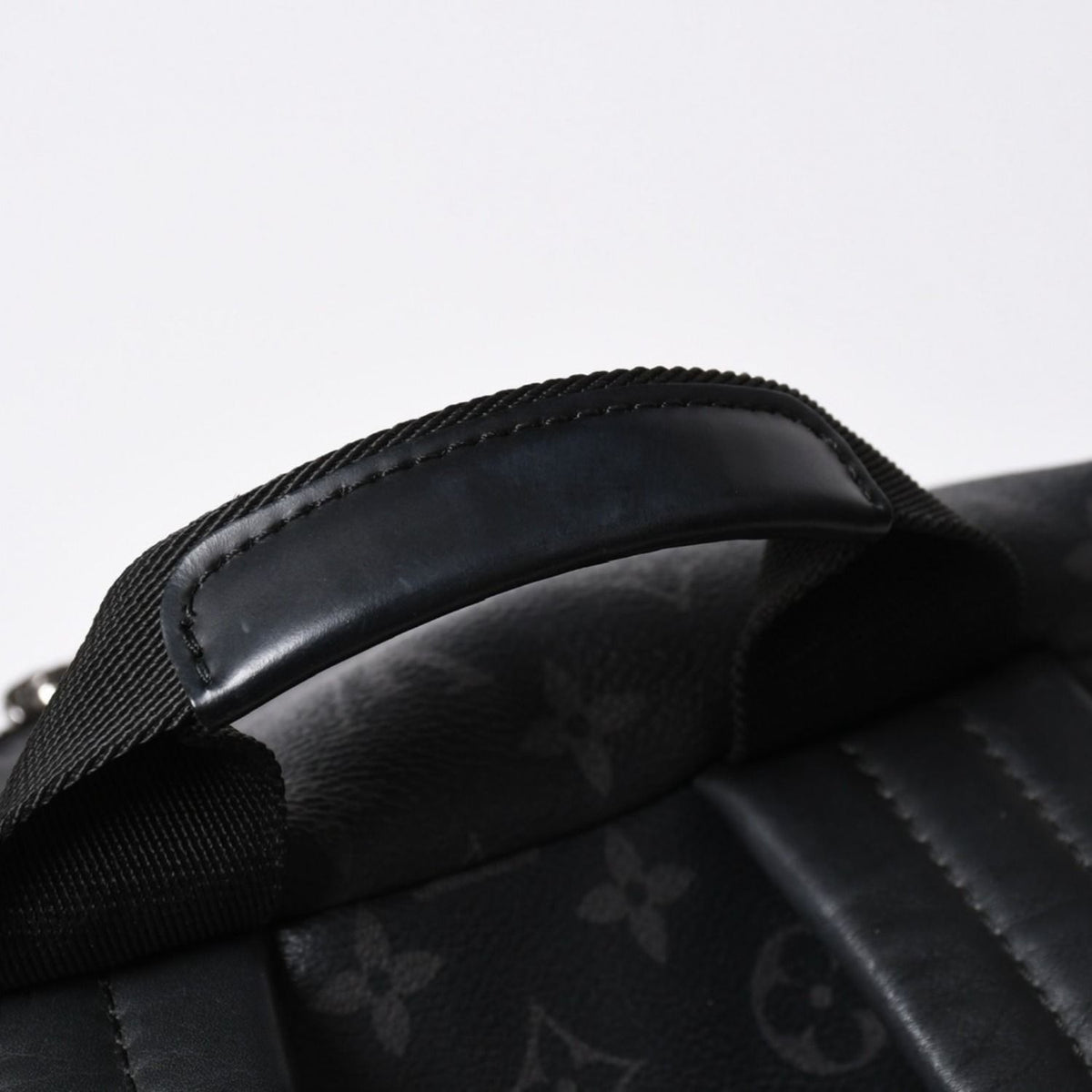 Louis Vuitton Apollo Backpack Monogram Eclipse Black Dark Gray Metal — view 8