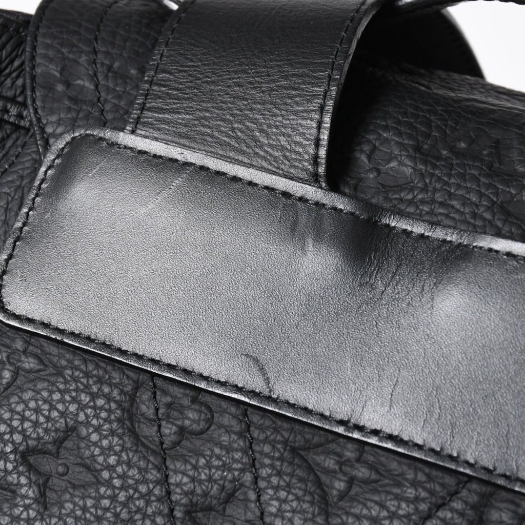 Louis Vuitton Backpack Christopher GM Monogram Taurillon Black — view 8